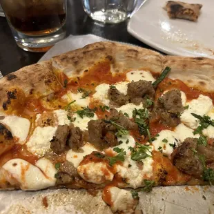 Sausage pizza