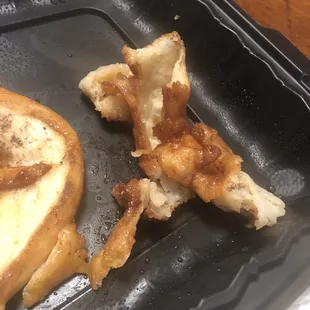 Too much batter and not enough onion. It was doughy.