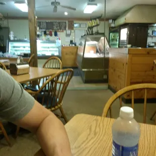 Just the front counter from our table.