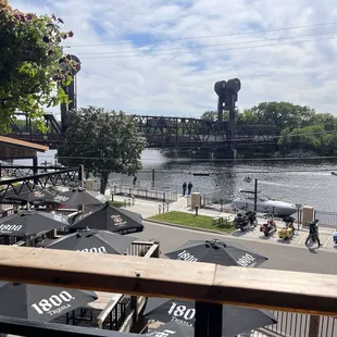 View of the train bridge!
