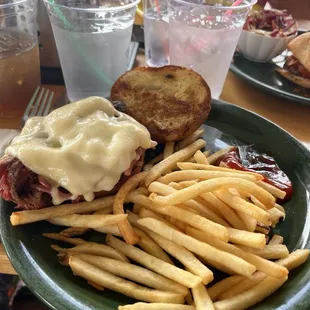 Gluten free Rueben with fries