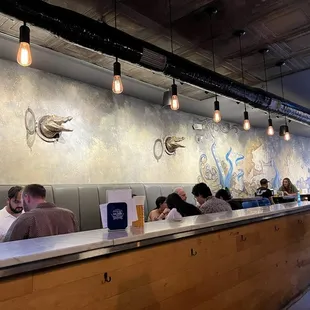 Interior with fun crocodile heads