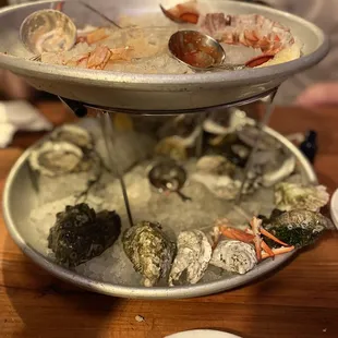Seafood tower