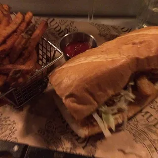 Brunch Shrimp Po Boy