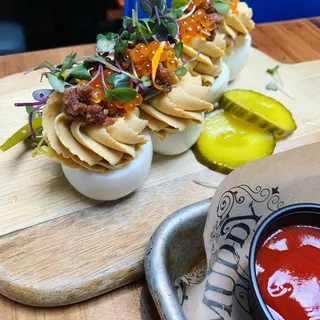 Foie Gras Deviled Eggs