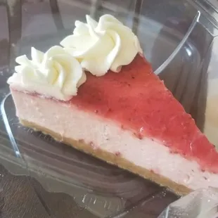 Strawberry lime cheesecake