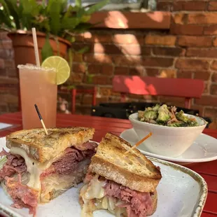 Corn beef sandwich