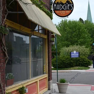 outside