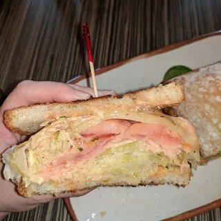 Salmon Reuben Sandwich