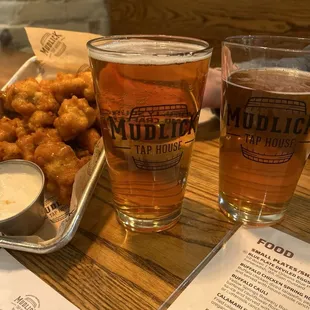 Excellent draft beers and Buffalo cauliflower!!