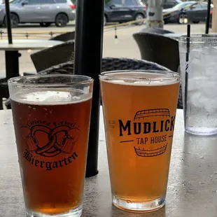 Beautiful drinks on a beautiful evening.