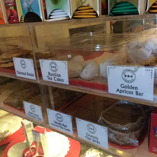 Yummy pastries and bars