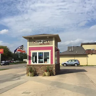 the outside of the building