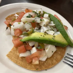 Tostadas de Ceviche