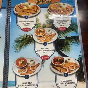 English Menu