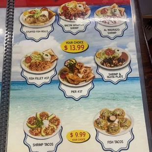 English Menu