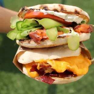 Mother Muffin Salmon &amp; Americano Muffin  IG: @pleasenocilantro