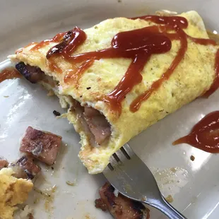 Bacon and Cheese Omelet