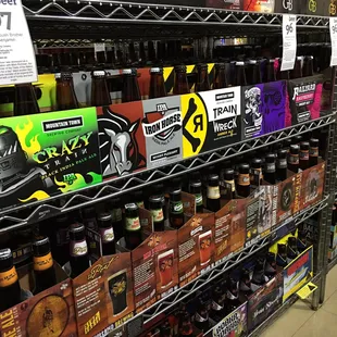 a variety of bottles