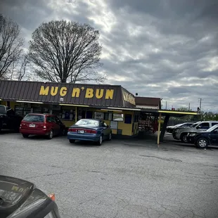 cars parked in a parking lot