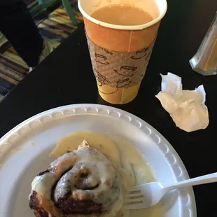 Cinnamon rolls are a must.