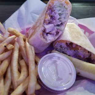 Chicken bacon ranch wrap