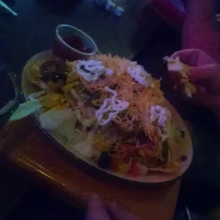 Nachos, big a$$ plate also for 5 on Wednesdays.