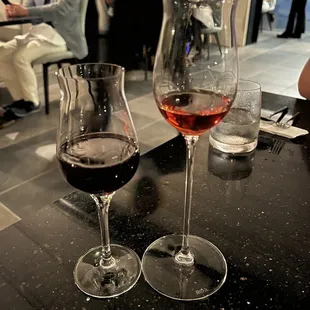 Complimentary birthday dessert wine