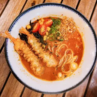 Spicy Shrimp Bowl @tsyriouseats on Instagram