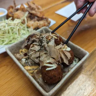 Takoyaki. Very smoky