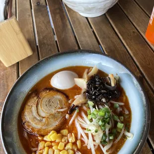 Pork Broth and Vegan Curry Tofu