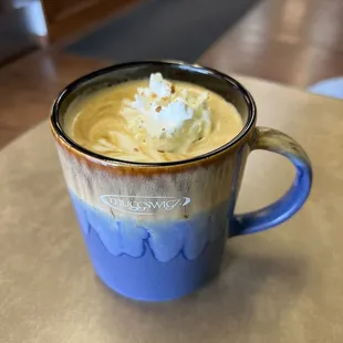 Baklava latte