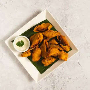 a plate of fried chicken