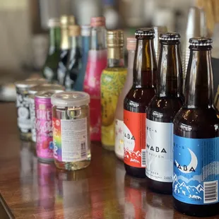 The best drink selection. Try the peach sake!!