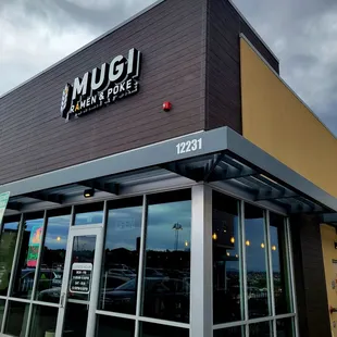 Outside of Ramen &amp; Pokémon restaurant.