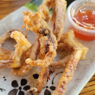 Fried ika leg