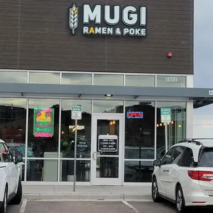Parking space is for carry out only
