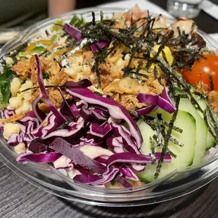 a salad in a bowl