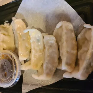 Gyoza was pretty good.