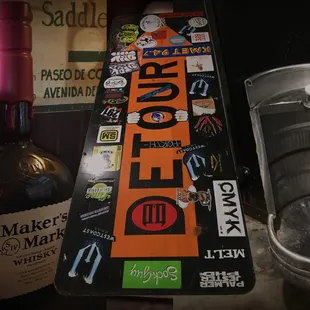 ATM - Stickered sign and a funny KEG urinal! LOL!