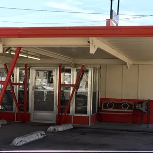 Back of the building