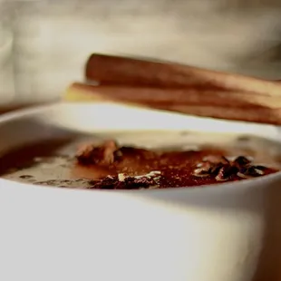 a cup of hot chocolate