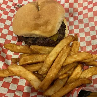 McDowell Burger with French Fries