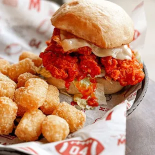 Briscoe Inferno with a side of Tots.