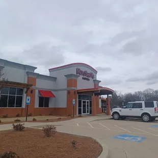 the outside of the building