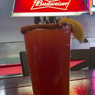 $4.25 michelada special on Sunday! Bomb!!
