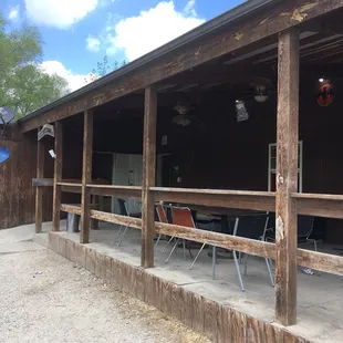 the outside of the building