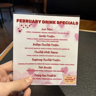 Amazing recipes and drink menus