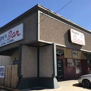 the outside of the building