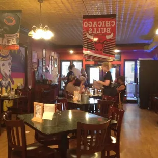 View while sitting in middle of the place